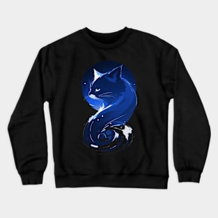 Moon Cat design Crewneck Sweatshirt